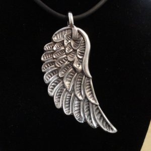 Angel Wing Pendant - Sterling Silver