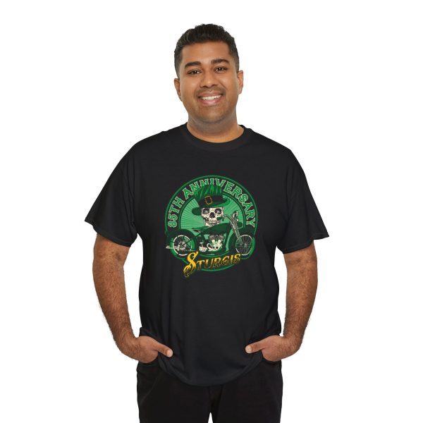 2025, 85th Annual Sturgis Motorcycle Rally Leprechaun Tshirt - Image 4