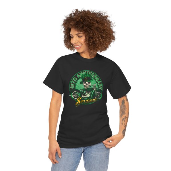 2025, 85th Annual Sturgis Motorcycle Rally Leprechaun Tshirt - Image 3