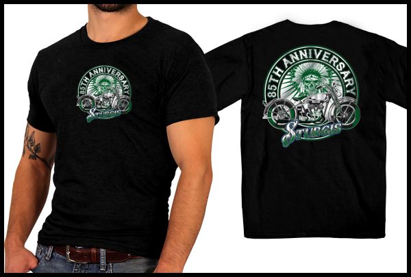 85th Official Sturgis Rally, Anniversary T-Shirt. - Image 2