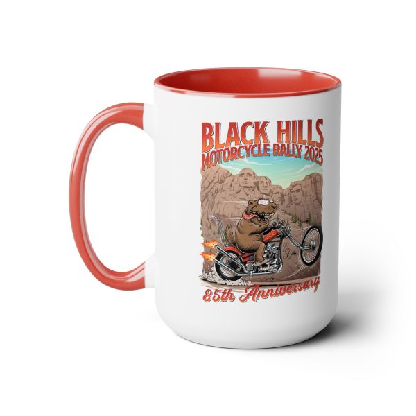 Sturgis 85th Prairie Dog Fink, Two-Tone Coffee Mug, 15oz