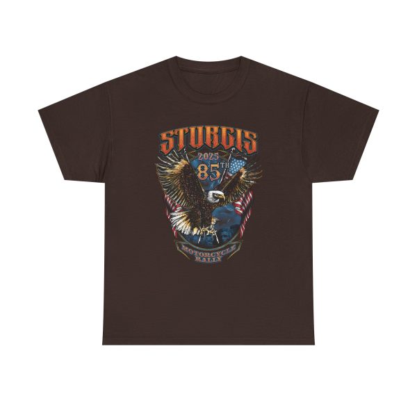 2025, 85th Annual Sturgis Motorcycle Rally, Eagle Tshirt - Image 9