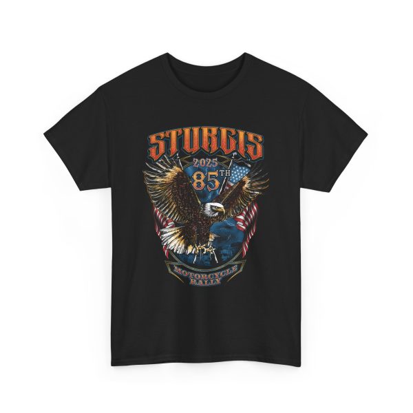 2025, 85th Annual Sturgis Motorcycle Rally, Eagle Tshirt - Image 3