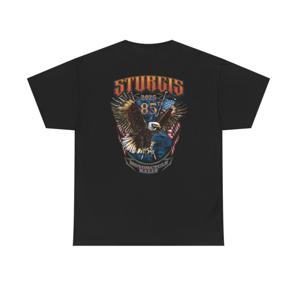 2025, 85th Annual Sturgis Motorcycle Rally, Eagle Tshirt, Badge - Image 2