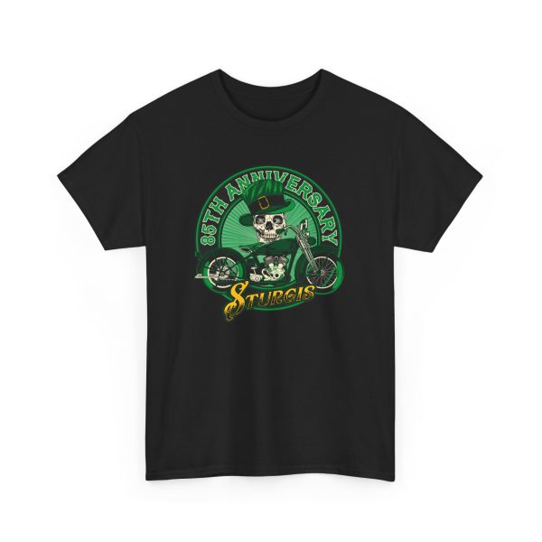 2025, 85th Annual Sturgis Motorcycle Rally Leprechaun Tshirt - Image 3