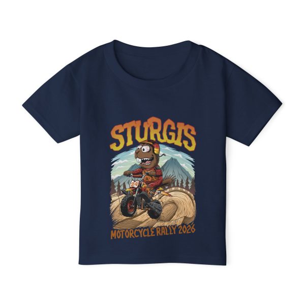 2026 Black Hills Motorcycle Rally Toddler T-Shirt, Prairie Dog Rat Fink, Bike Racer - Image 5