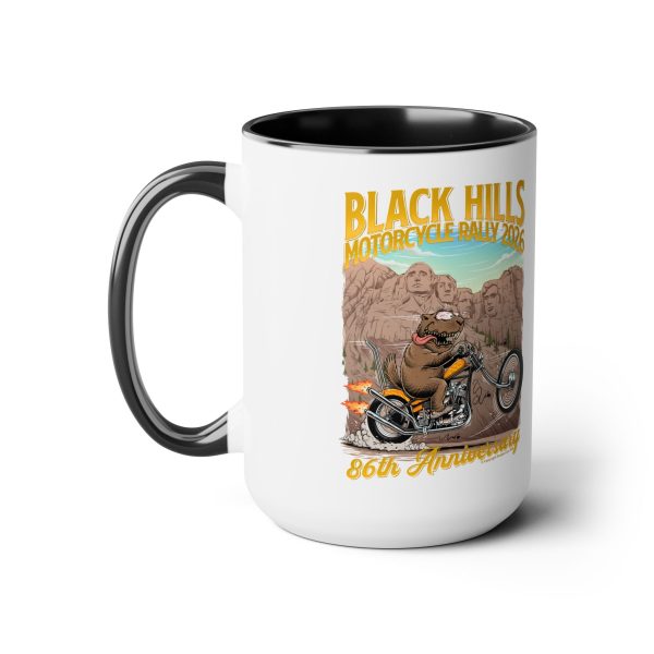 2026 Sturgis 86th Prairie Dog Fink, Two-Tone Coffee Mug, 15oz - Image 5