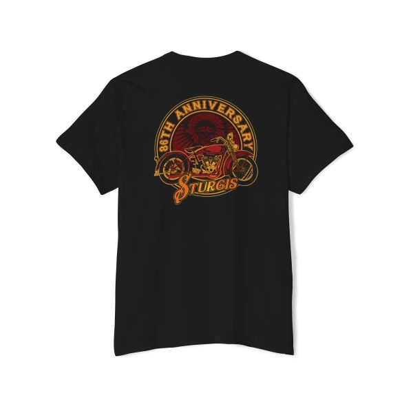 86th Anniversary Sturgis Motorcycle Rally Pocket T-Shirt - Image 2