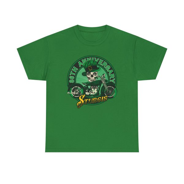 2026, 86th Annual Sturgis Motorcycle Rally Leprechaun Tshirt - Image 5