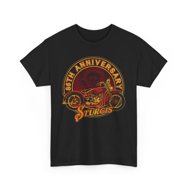 86th Anniversary Sturgis Motorcycle Rally T-Shirt, Official Sturgis.com - Image 3