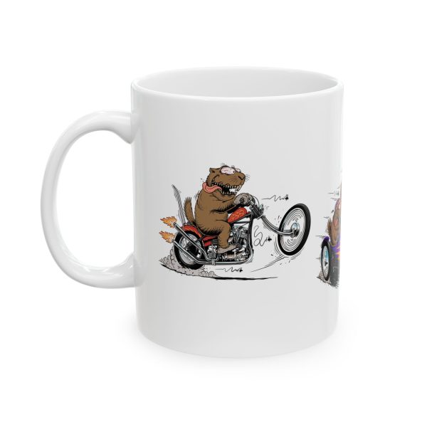 Prairie Dog RatFink, Racing Ceramic Mug - Image 3