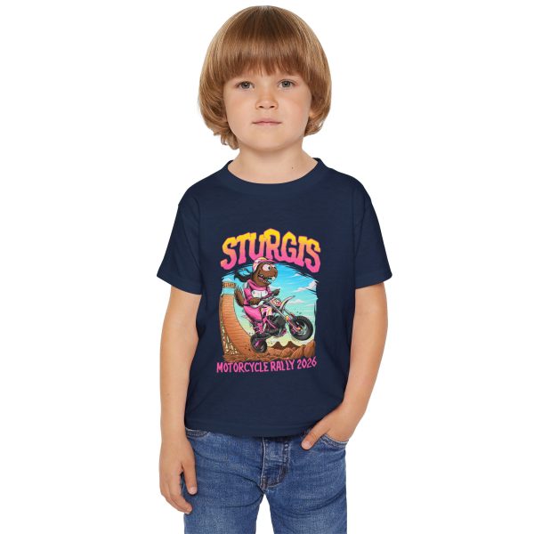 2026 Sturgis Motorcycle Rally Toddler T-Shirt, Prairie Dog Rat Fink, Bike Racer - Image 6