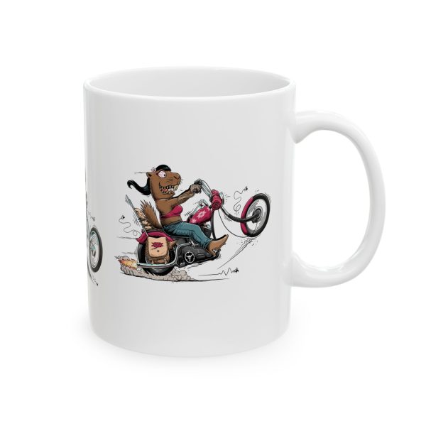Prairie Dog RatFink, Racing Ceramic Mug - Image 4