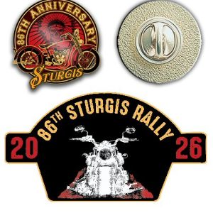 86th Sturgis Rally Pin & Patch set, 2026