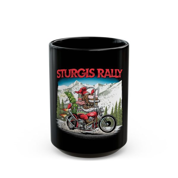 2026 Sturgis Rally, Merry Christmas, Prairie Dog Fink, Two-Tone Coffee Mug - Image 4