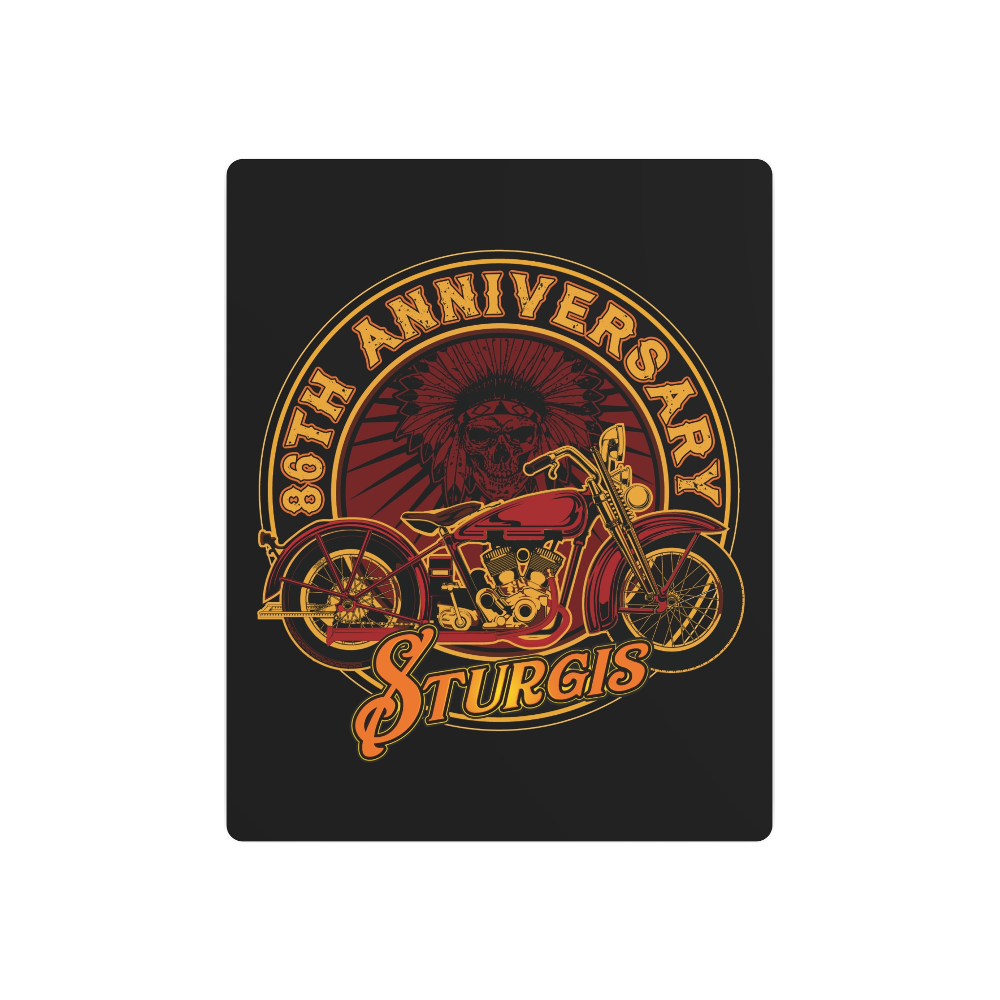 Sturgis Rally Metal Art Sign, 2026 Anniversary Sign, Garage Wall Art