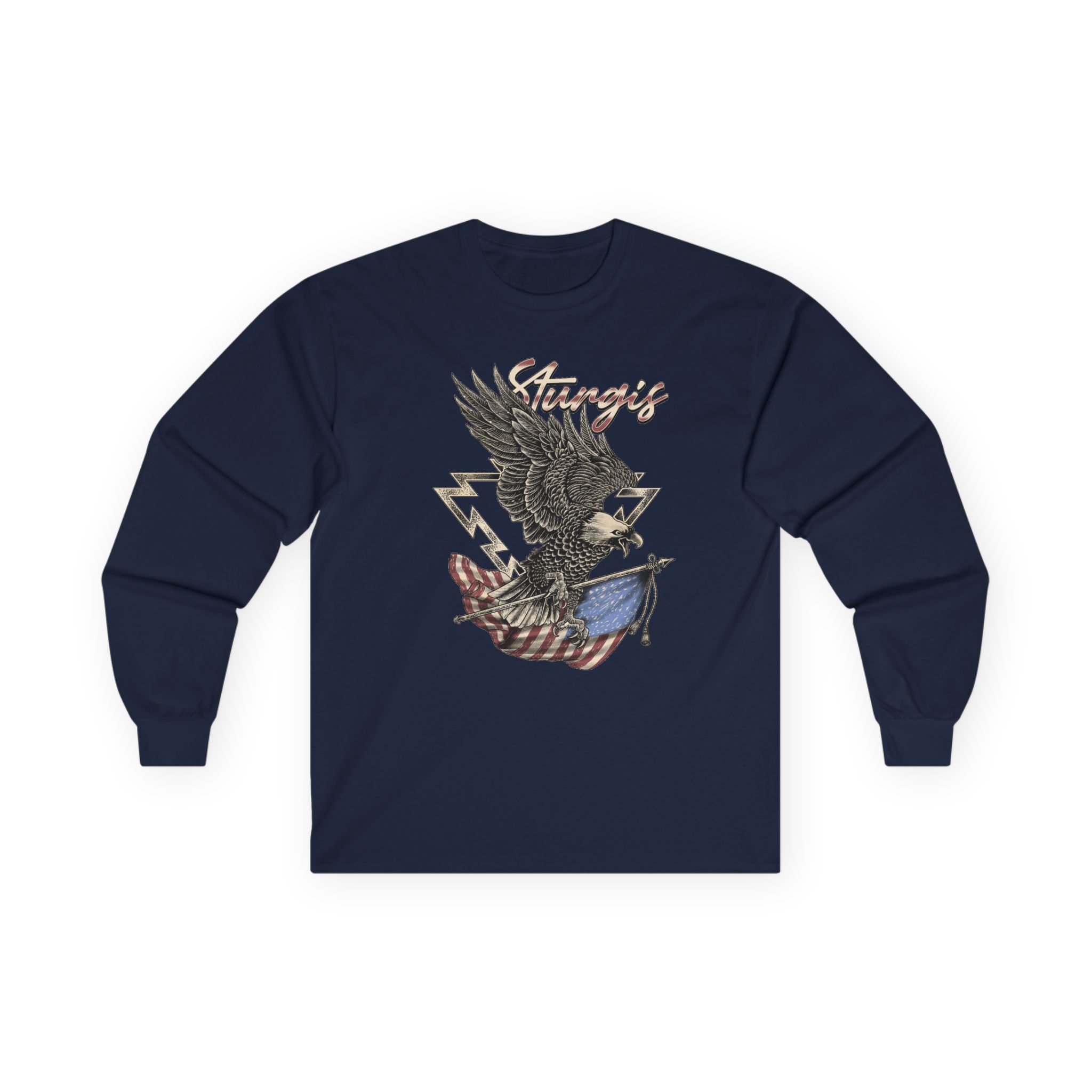 2026 Sturgis Rally 86th Anniversary, Faded Eagle, Long Sleeve Tee - Image 4