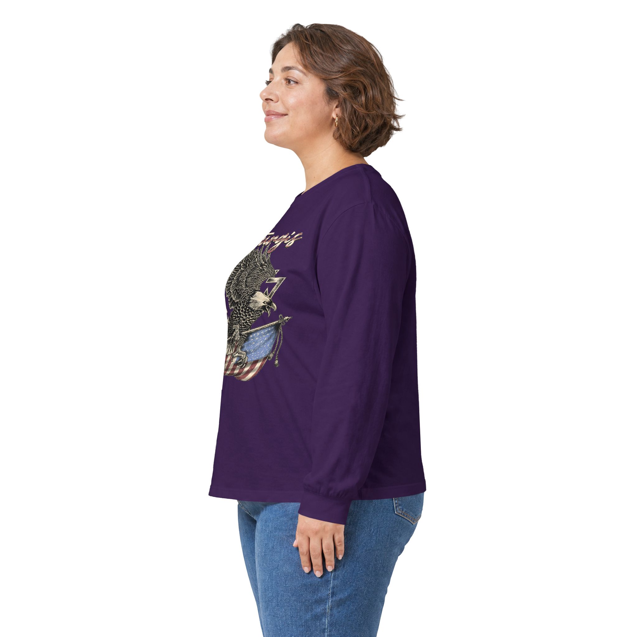2026 Sturgis Rally 86th Anniversary, Faded Eagle, Long Sleeve Tee - Image 8