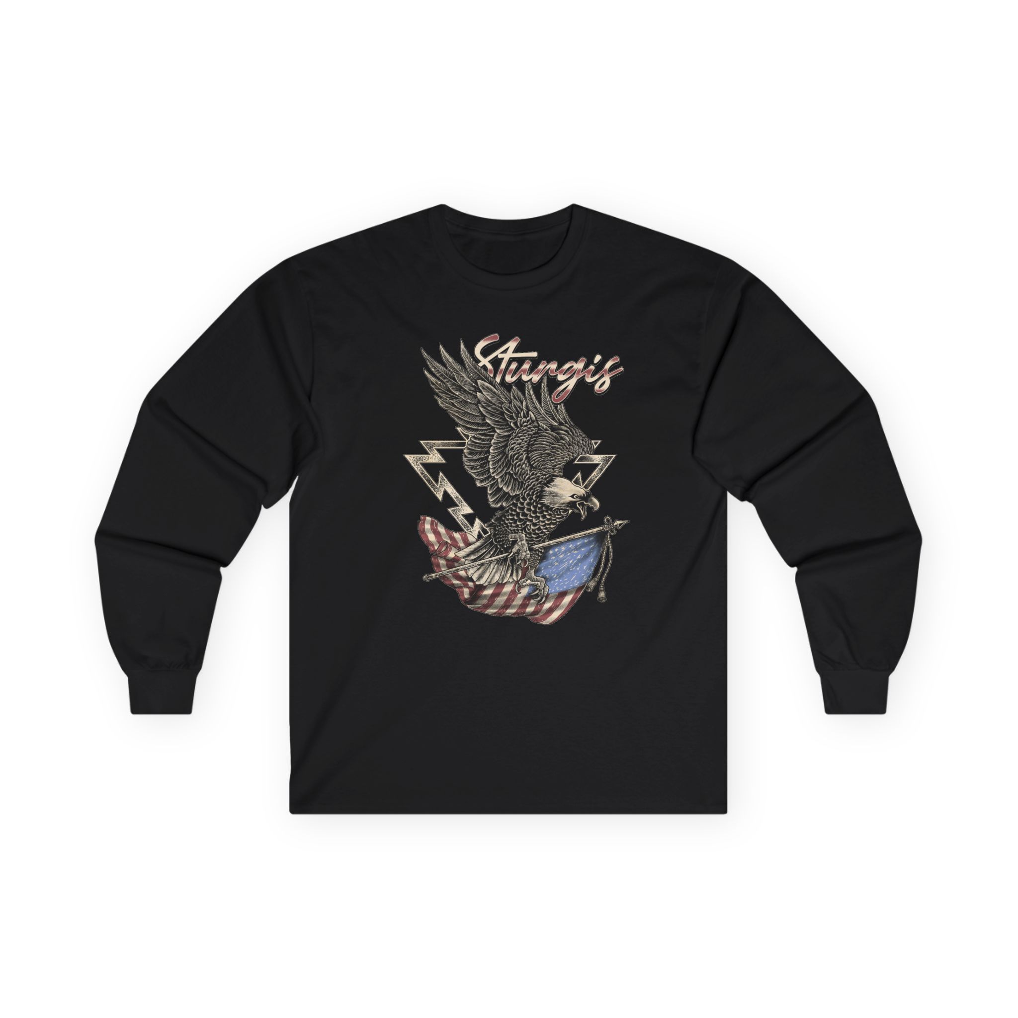 2026 Sturgis Rally 86th Anniversary, Faded Eagle, Long Sleeve Tee